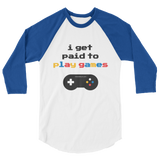 I Get Paid to Play Games Baseball Shirt