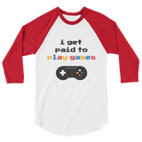 I Get Paid to Play Games Baseball Shirt