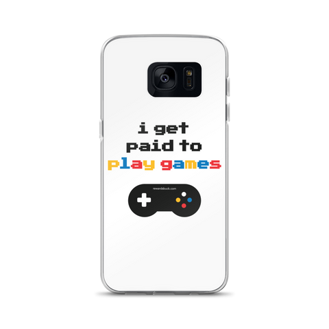 I Get Paid to Play Games Samsung Case