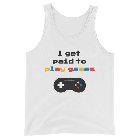 I Get Paid to Play Games Tank Top